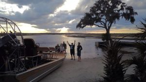 Sunset airboat rides