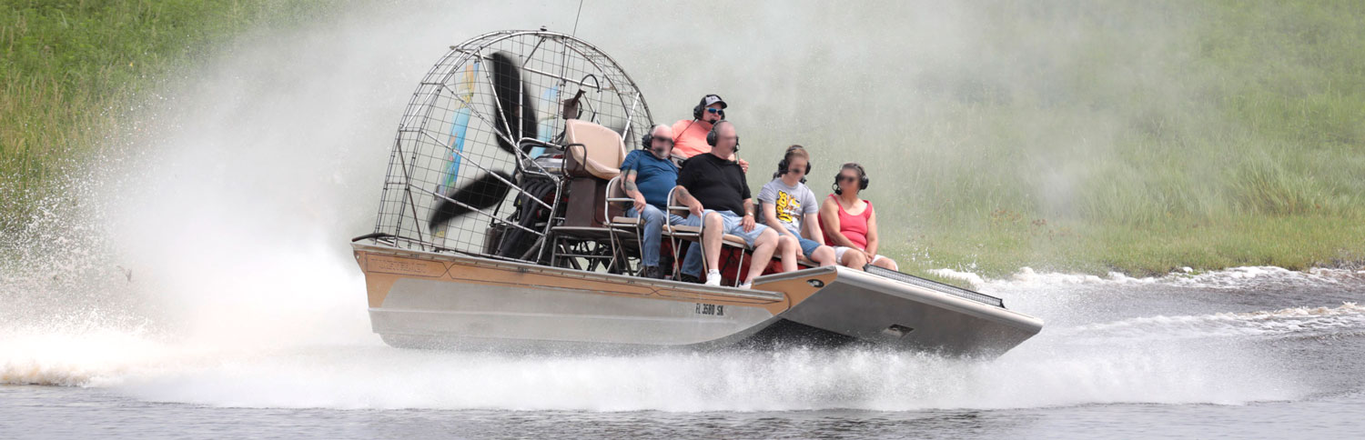 exciting airboat ride